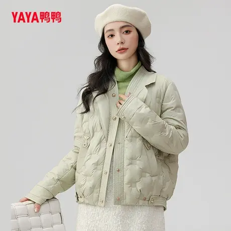 【双十一预售】鸭鸭羽绒服女款2023年秋冬新品短款时尚保暖外套Y图片