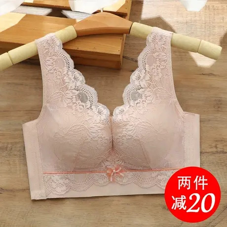 秋冬背心式文胸加厚女士内衣小胸罩聚拢收副乳防下垂2023新款爆款商品大图