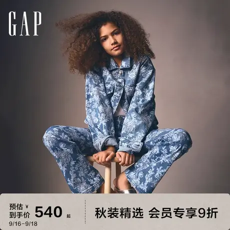 【LOVE SHACK FANCY】Gap女装秋季2023新款短外套792902牛仔衣图片