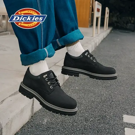 Dickies皮鞋男休闲鞋2025新款欧美风英伦男鞋复古防滑时尚德比鞋商品大图