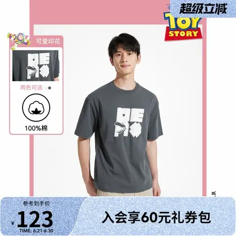 【玩具总动员系列】热风男士T恤2025年夏新款趣味短袖T恤潮流上衣商品大图