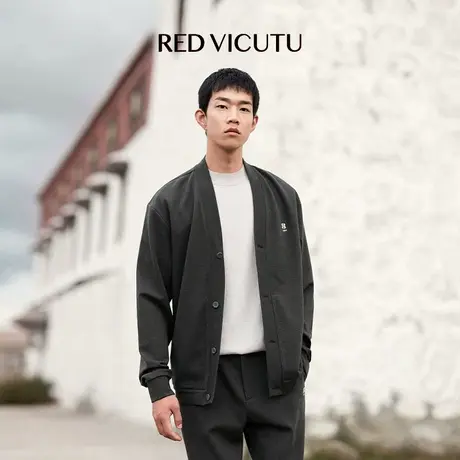 VICUTU威可多男士针织衫柔软亲肤舒暖简约休闲家居服图片