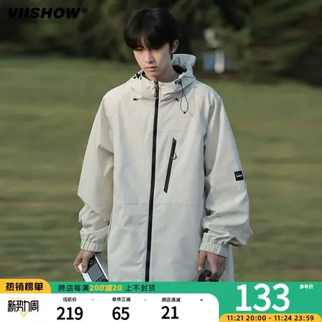 VIISHOW机能冲锋夹克春秋美式季三防宽松潮牌工装运动夹克外套男商品大图