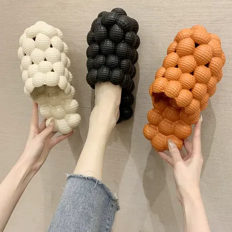 拖鞋女外穿2024新款夏季ins潮网红时尚厚底凉拖鞋情侣防滑沙滩鞋商品大图