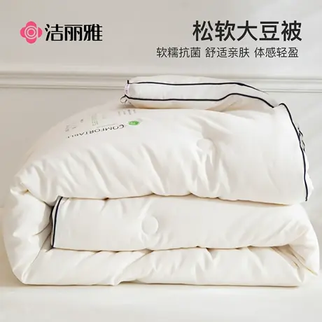 洁丽雅大豆纤维子母被子冬被保暖棉被被芯春秋被空调被加厚夏凉被商品大图
