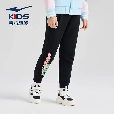 商场同款正品鸿星尔克童装女童长裤大童裤子秋季保暖儿童运动裤商品大图