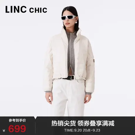 LINC金羽杰轻薄羽绒服女短款23年秋冬新品气泡感超轻Y23801016商品大图