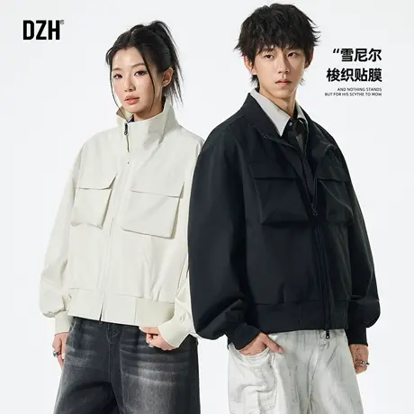 男士飞行员工装夹克外套男2025新款情侣装上衣哈灵顿开衫秋季男装商品大图