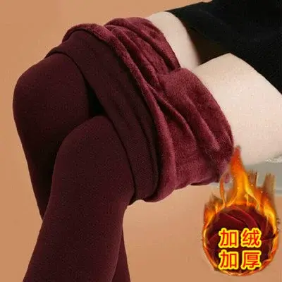 打底裤女外穿秋冬季加绒加厚东北抗寒特厚保暖裤超厚一体棉裤加长商品大图