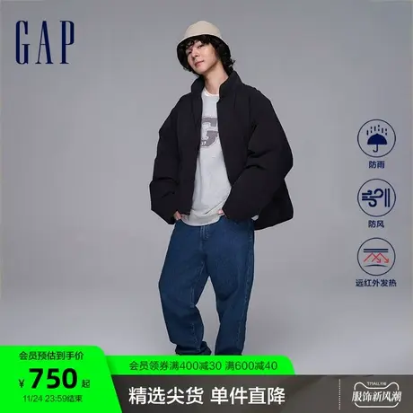 【断码优惠】Gap男女装秋季远红外发热保暖羽绒服情侣装720836图片