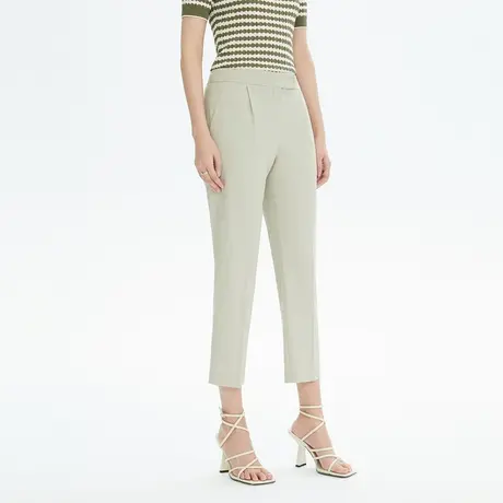 LANCY/悦朗姿女装休闲西服裤子新款高级气质夏季女商场同款奥莱商品大图
