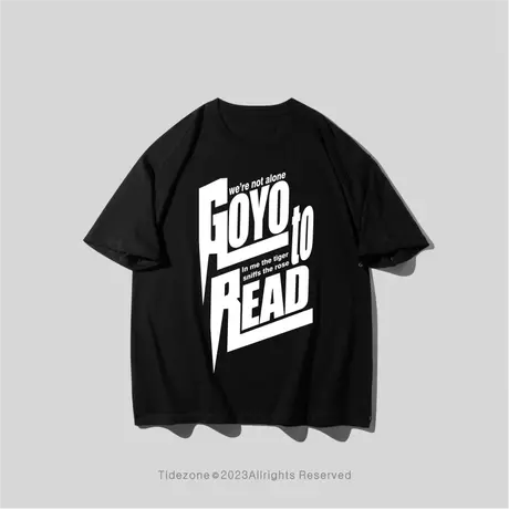 Ohlyah夏季字母简约短袖t恤男重磅纯棉宽松上衣百搭潮流ins情侣装图片