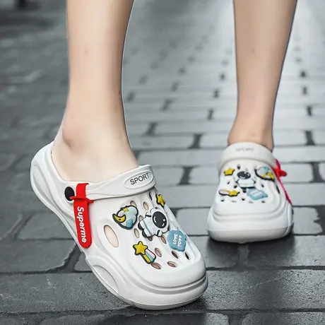 手术室eva洞洞鞋男款环保新款防滑防臭医用护士专用拖鞋女款外穿图片