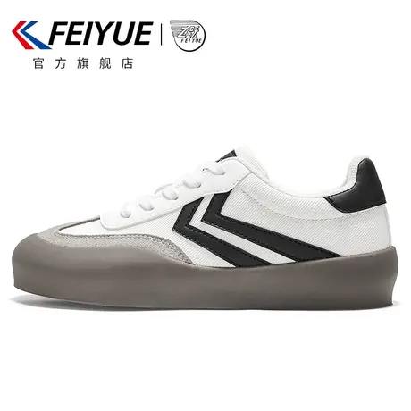feiyue/飞跃德训鞋女2024秋季款潮流百搭女鞋复古拼接休闲鞋988图片