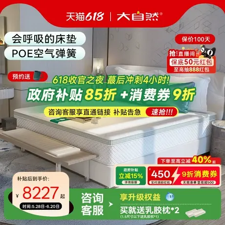【印象260】大自然官方护脊山棕床垫单双人家用硬质官方门店同款商品大图