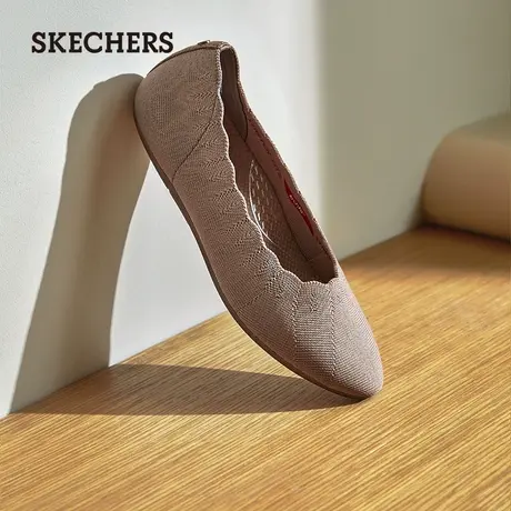 Skechers斯凯奇2024年春季女士一脚蹬休闲鞋舒适百搭透气平底单鞋图片