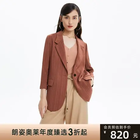 LANCY/俪雅商场同款女士小西装外套职业西服女2022新款小众高级感商品大图
