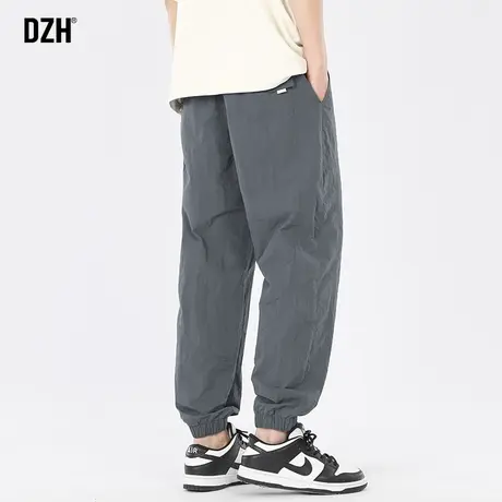 男生冰丝裤子男夏季薄款潮牌2023年新款休闲裤束脚宽松速干裤百搭商品大图