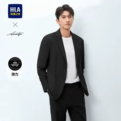 HLA/海澜之家轻商务时尚轻薄休闲西服2025春夏新款平驳领外套男图片