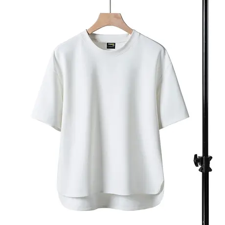 男士短袖圆领t恤韩版潮流ins宽松半袖体恤潮牌修身百搭打底衫夏季商品大图
