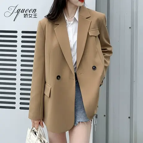小西装外套女2023秋季新款韩版宽松显瘦气质休闲百搭洋气chic西服图片
