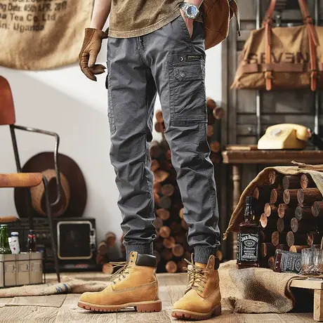 Modi Nick/摩帝尼克潮牌男装男士宽松工装裤多口袋户外休闲裤男装商品大图