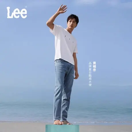 【黄曦彦同款】Lee凉凉裤商场同款25夏新731锥形精玉透凉男牛仔裤图片