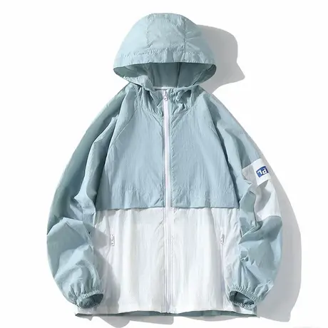 防晒衣服男士夏季冰丝钓鱼户外旅行宽松连帽外套薄款透气皮肤衣服商品大图