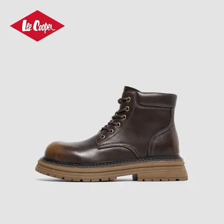 Lee Cooper2025春季新款马丁靴男厚底增高复古休闲男靴商务短靴男商品大图