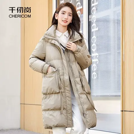 千仞岗秋冬女士女中长款加厚保暖立领面包服羽绒服Ⅰ商品大图