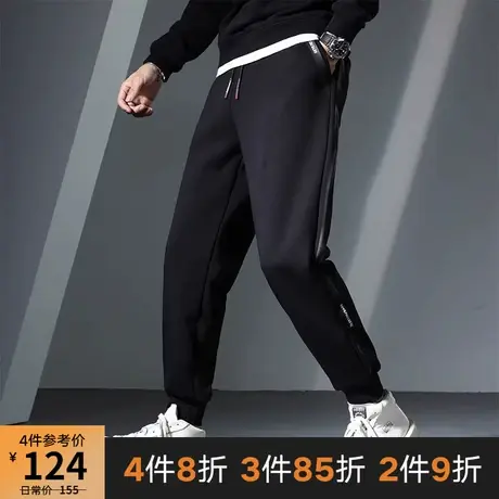 GxxH2020大码休闲裤胖子男装加肥加大宽松加绒加厚运动裤显瘦长裤商品大图