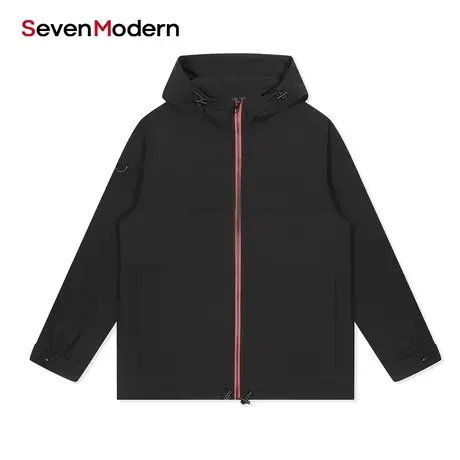 【清仓商场同款】柒牌奥莱男装潮牌SevenModern秋冬款青年茄克衫图片