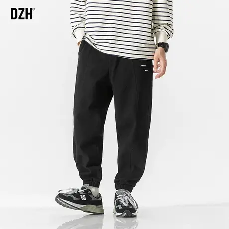 美式纯棉休闲裤男士运动裤春秋季显瘦裤子潮2023新款爆款百搭长裤商品大图