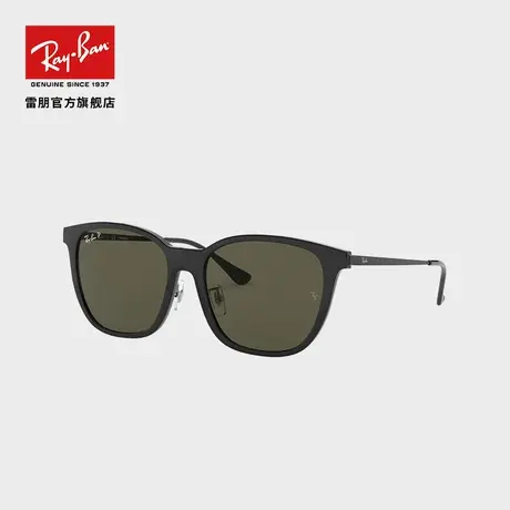 RayBan雷朋太阳镜黑超方形大框男女款时尚偏光小脸墨镜0RB4333D图片