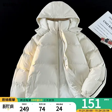 VIISHOW日系宽松面包服ins潮棉服男生冬季2023年新款棉衣棉袄外套图片