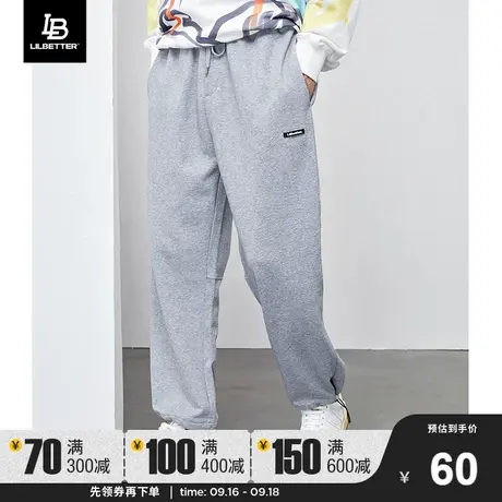 Lilbetter休闲裤男宽松潮流直筒裤夏季裤子痞帅束脚裤百搭长裤LB商品大图