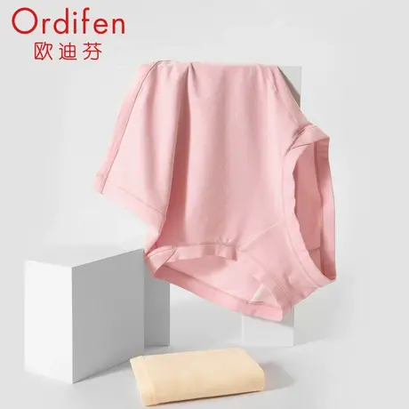 欧迪芬高腰孕妇内裤女纯棉新疆棉孕中晚期抗菌大码无痕季薄款图片