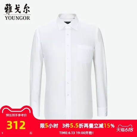 【商场同款】雅戈尔男士长袖衬衫春秋官方商务休闲免烫衬衫S1397商品大图