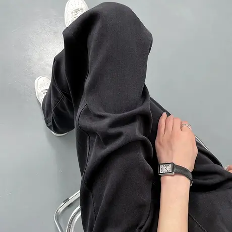 天丝阔腿牛仔裤女2023年春夏薄款高腰垂感窄版显瘦小个子直筒长裤商品大图