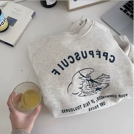 2023年春秋冬韩版新款百搭卫衣女加绒加厚超火宽松休闲小众上衣潮图片