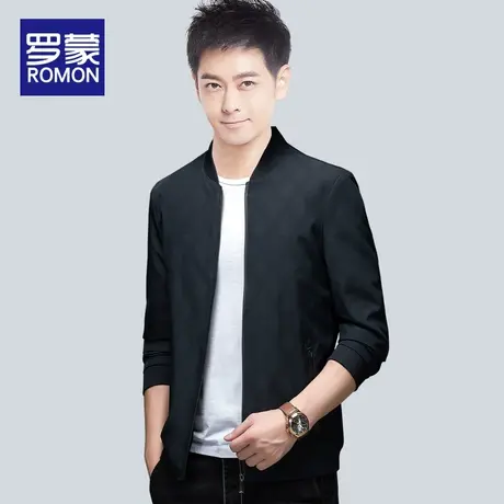 罗蒙外套男秋冬季男装2022新款冬装棒球服加厚男士休闲夹克上衣服图片