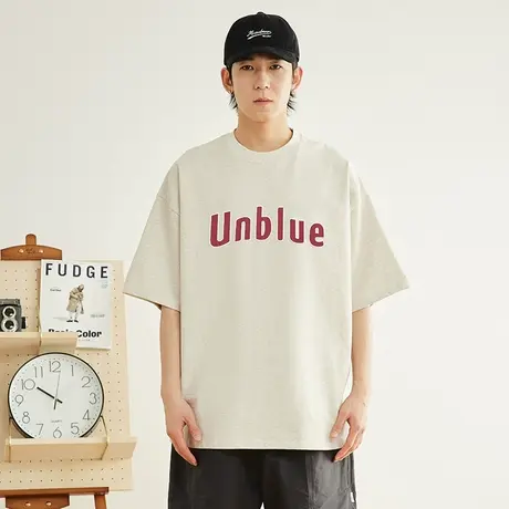 立体胶浆印花cityboy短袖t恤男日系复古潮流潮牌纯棉重磅帅气体恤图片