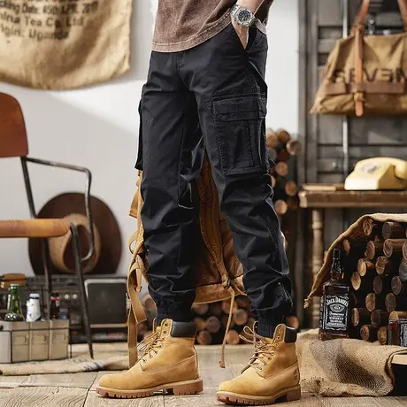 Modi Nick/摩帝尼克男士宽松潮流工装裤休闲舒适男款裤子品质男装商品大图