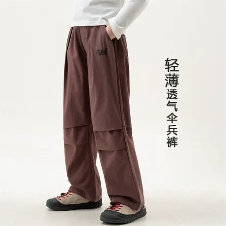 Lee童装印花LOGO针织长裤男童女童2025年春季新款日常休闲裤子商品大图