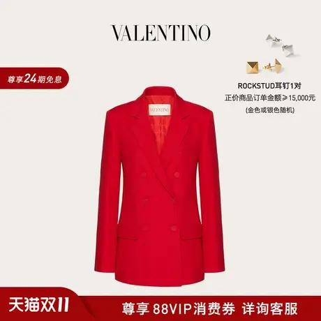 【新品】华伦天奴VALENTINO女士 CREPE COUTURE 外套商品大图