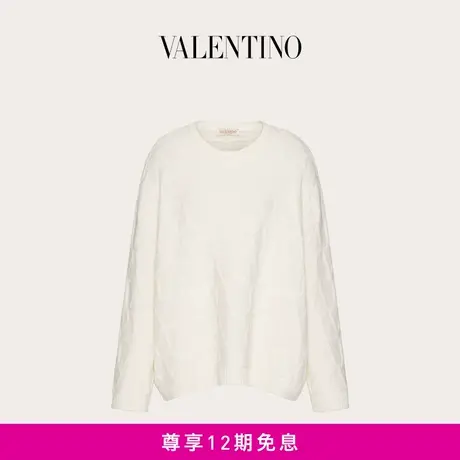 【24期免息】华伦天奴VALENTINO女士V标志羊毛衫商品大图