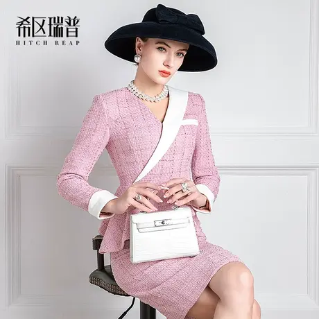 希区瑞普高端职业套裙气质女神范时尚商务正装总裁名媛小香风套装图片