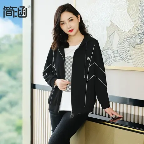 大码女装春装外套新款2022年新款简涵高端轻奢贵夫人减龄胖mm图片