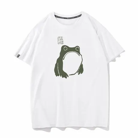 秀洛青蛙Grumpy frog toad情侣装歪子搞笑打底衫半袖夏季短袖T恤商品大图