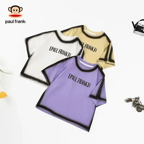 大嘴猴男童短袖t恤中大童2025新款半袖衫帅气上衣儿童夏季体恤衫图片